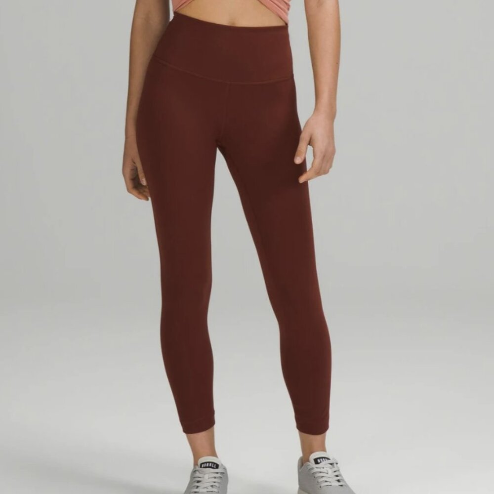 Lululemon Wunder Train High-Rise Tight 25" (Date Brown, Size 4)